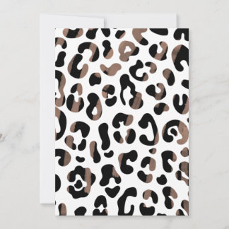 Carte De Remerciements Poster de animal Leopard Cheetah Imprimer Posters 