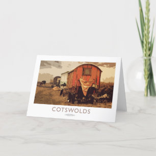 Carte De Remerciements Poster du Chemin de fer Cotswolds