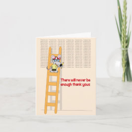 Carte de remerciements pour ami