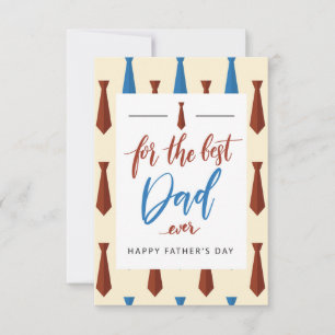Carte De Remerciements Pour le meilleur papa jamais - Fête des pères