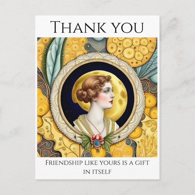 Carte de remerciements pour les amis (Devant)