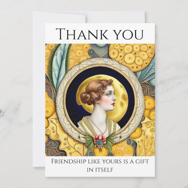 Carte de remerciements pour les amis (Devant)