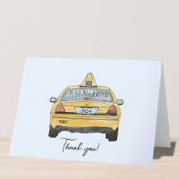 Carte de remerciements pour mariage NYC