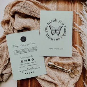 Carte de remerciements pour petites entreprises,