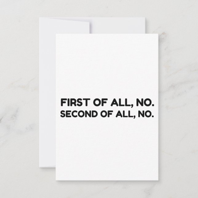 Carte De Remerciements Premier No Seconde No (Devant)