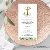 Première Communion Élégante, Signet verdoyant Favo