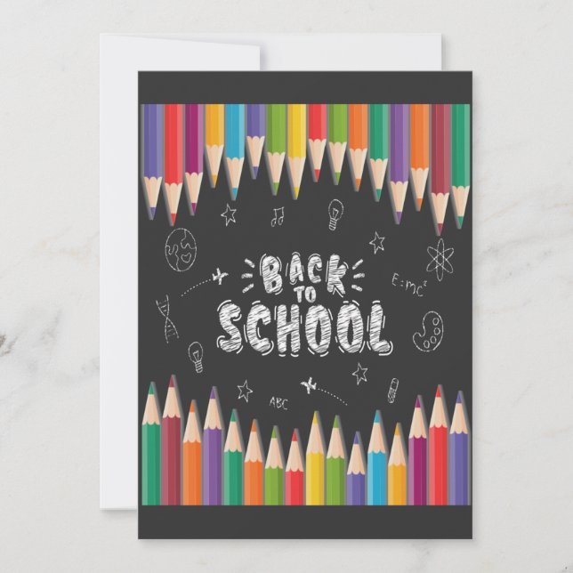 Carte De Remerciements Première Journée De Chemise D'École, Bienvenue À L (Devant)