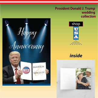 Carte De Remerciements Président Trump Joyeux Anniversaire de Fabrication