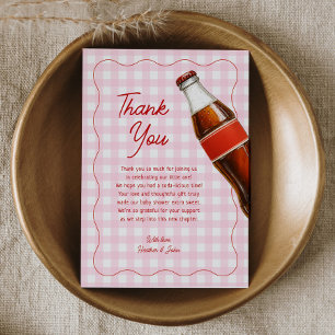 Carte De Remerciements Prêt À Pop Soda Baby shower Pop