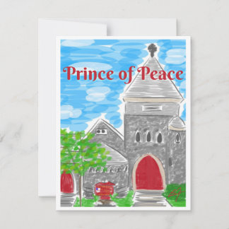 Carte De Remerciements Prince of Peace