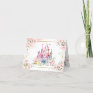 Carte De Remerciements Princess Royal Castle 5e anniversaire Folk