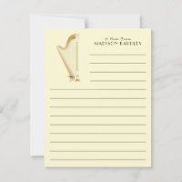 Professeur de musique musicale de Harp