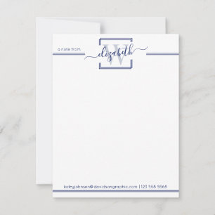 Carte De Remerciements Professionnel de la marine À Partir Du Bureau De
