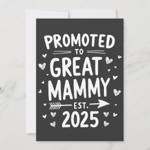 Carte De Remerciements Promu à Great Mammy Est. Fête des mères 2025