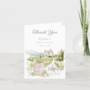 Carte De Remerciements Provence Élégant Château Mariage Pays Français