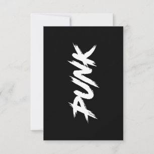 CARTE DE REMERCIEMENTS PUNK