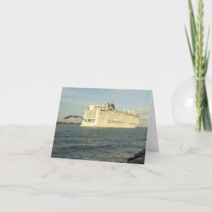 Carte De Remerciements Pursuit épique - Bateau de croisière et d'oiseaux