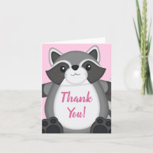 Raccoon Baby shower rose