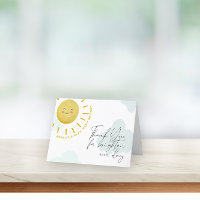 Ray of Sunshine Nuages Baby shower neutre entre le