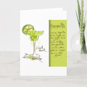 Carte De Remerciements Recette de Margarita