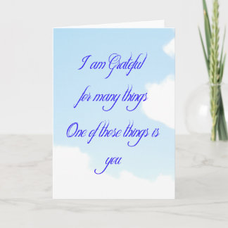 Carte De Remerciements Reconnaissant pour vous