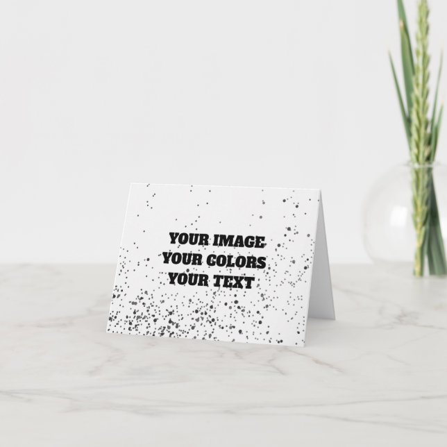 Carte De Remerciements Redessiner à partir de Scratch et créer votre prop (Devant)