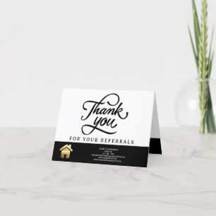 Carte De Remerciements Référentiel immobilier moderne