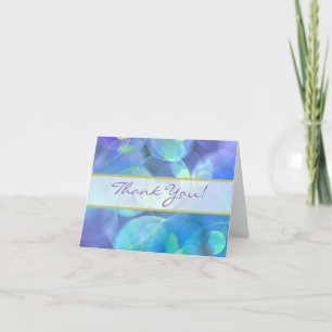 Carte De Remerciements Remerciement de mariage de design abstrait fractal