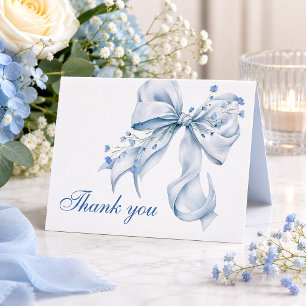 Carte De Remerciements Remerciement Moderne pour une Baby Shower avec un