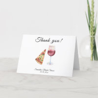 Remerciement pour Baby Shower de mariage Watercolo