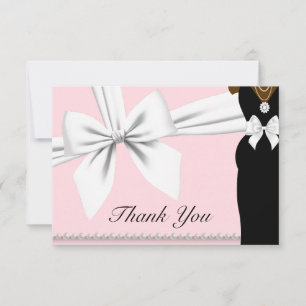 Carte De Remerciements Remerciement pour Baby Shower Princesse Ethnique R