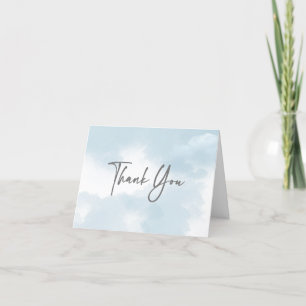 Carte De Remerciements Remerciement pour une baby shower Cloud nine