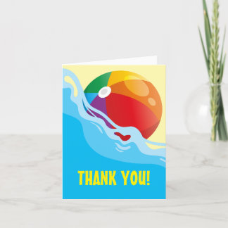 Carte De Remerciements Remerciement pour une fête d'anniversaire avec un 