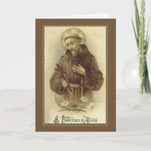 Carte De Remerciements Remerciements de condoléances catholiques St. Fran