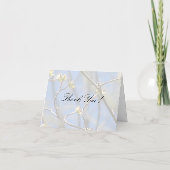 Carte De Remerciements Remerciements de mariage Fleurs printanières (Devant)