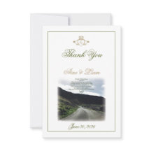 Remerciements de mariage irlandais Claddagh