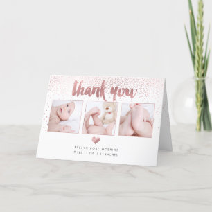 Carte De Remerciements Remerciements pour Baby Shower/Photos PixDezines