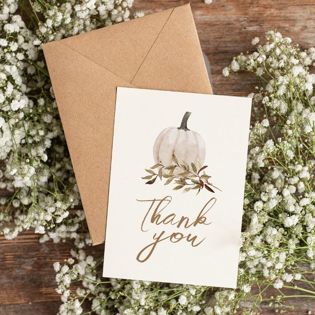 Carte De Remerciements Remerciements pour Baby Shower sur le thème de la  (Créateur téléchargé)