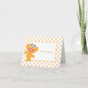Carte De Remerciements Remerciements pour Baby Shower Zoe