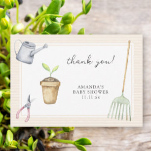 Carte De Remerciements Remerciements pour bébé pousse pour la baby shower