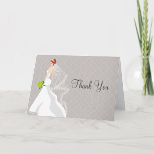 Carte De Remerciements Remerciements pour la Baby Shower de Flirty Mist