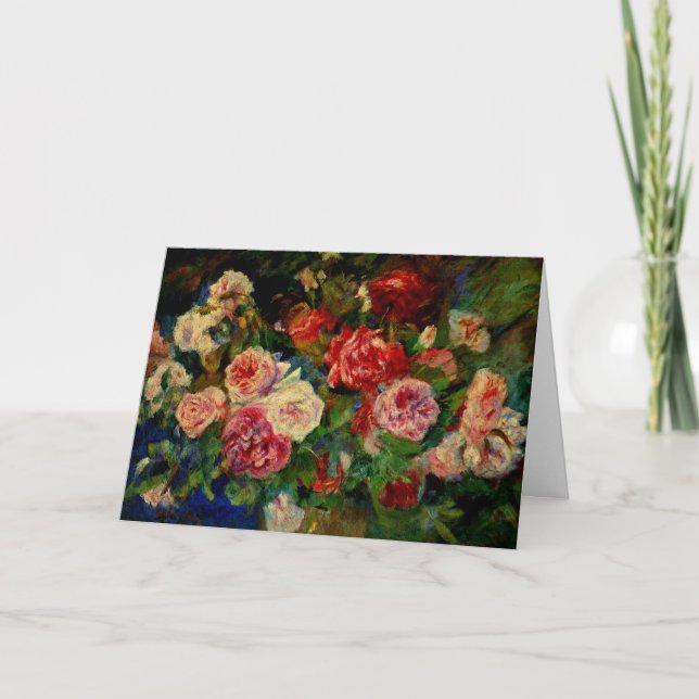 Carte De Remerciements Renoir - Rose (Devant)