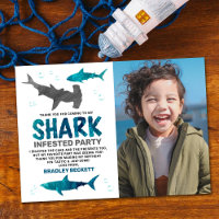 Requin infecté à tout âge Photo anniversaire