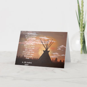 Carte De Remerciements Respite du soir