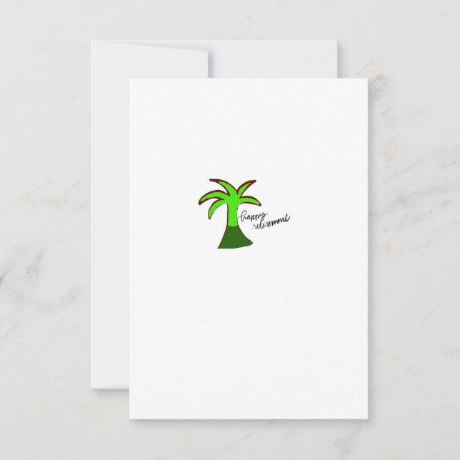 Carte De Remerciements Retraite! (Devant)