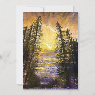 Carte De Remerciements Réveil forestier