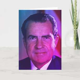 Carte De Remerciements Richard Nixon, le président américain de Californi