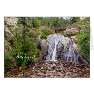 Carte de remerciements Rocky Helen Hunt Falls