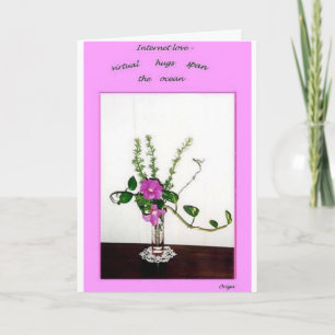 Carte De Remerciements Romance d'Internet