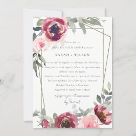 CARTE DE REMERCIEMENTS ROSE ROSE ROSE ROUGE CONDUITE PAR COUPLES DOUCHE I